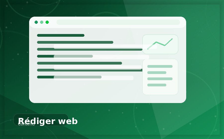 R&eacute;diger pour le web