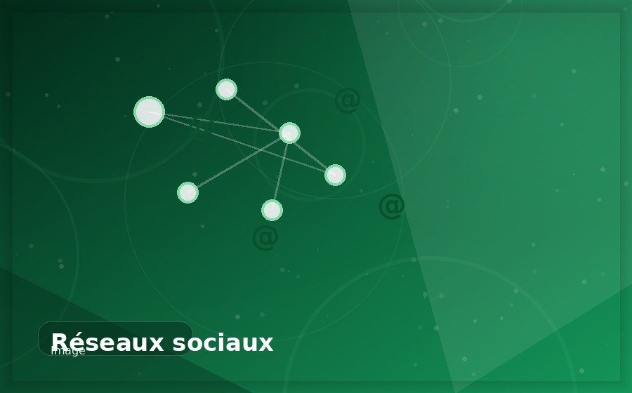 Les r&eacute;seaux sociaux