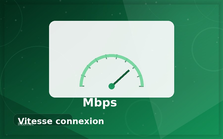 Calcul de la vitesse de connexion